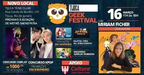 Tijuca Geek Festival 5° Edição NOVO LOCAL banner