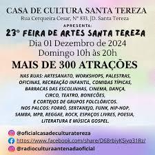23ª Feira de Artes Santa Tereza banner