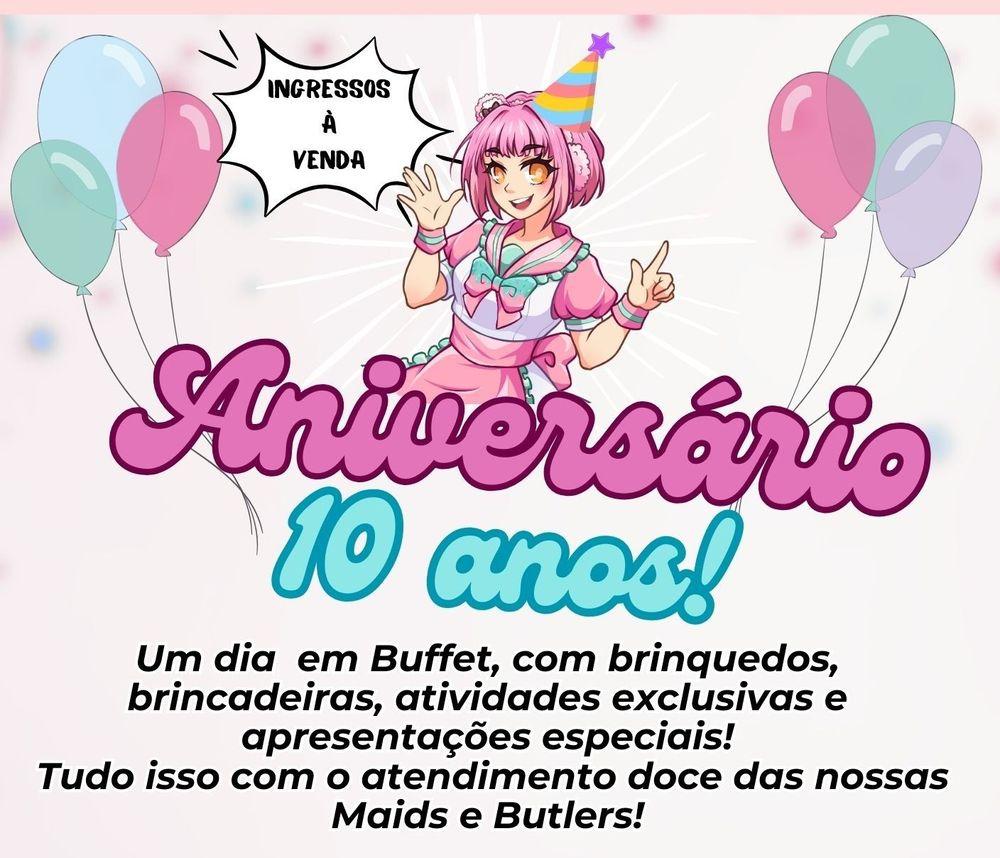 Sugar Maid Café- Aniversário de 10 anos banner