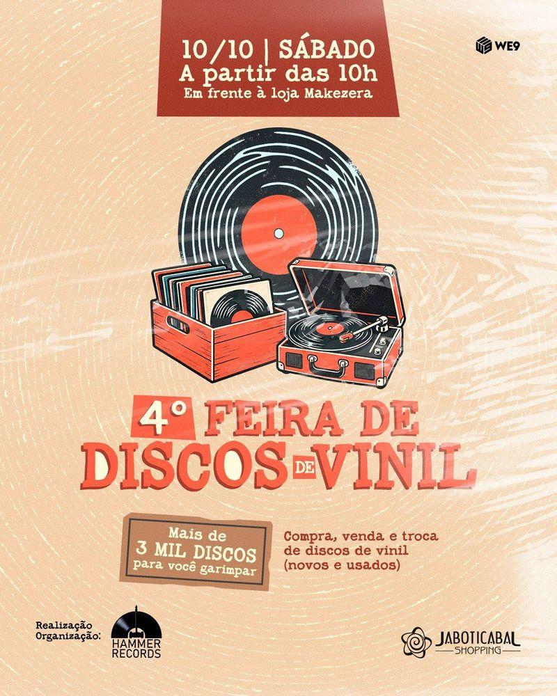 4ª Feira de Discos de Vinil banner