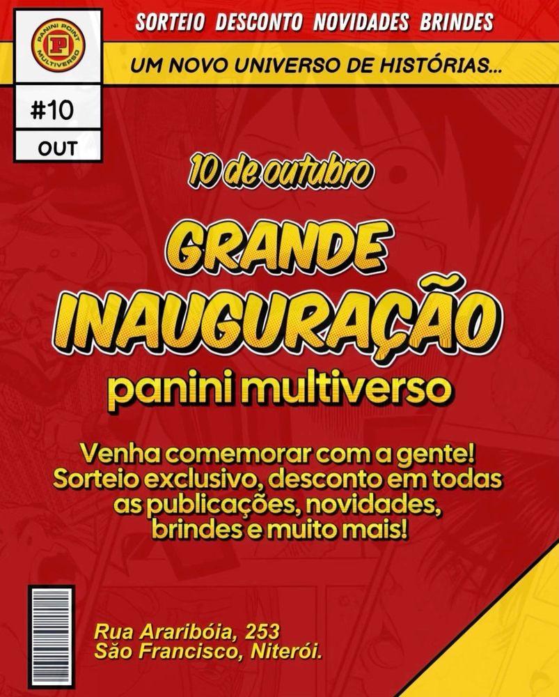 Grande Inauguração Panini Multiverso banner
