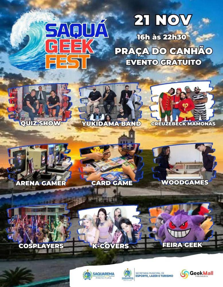 Saquá Geek Fest - 1ª Edição banner