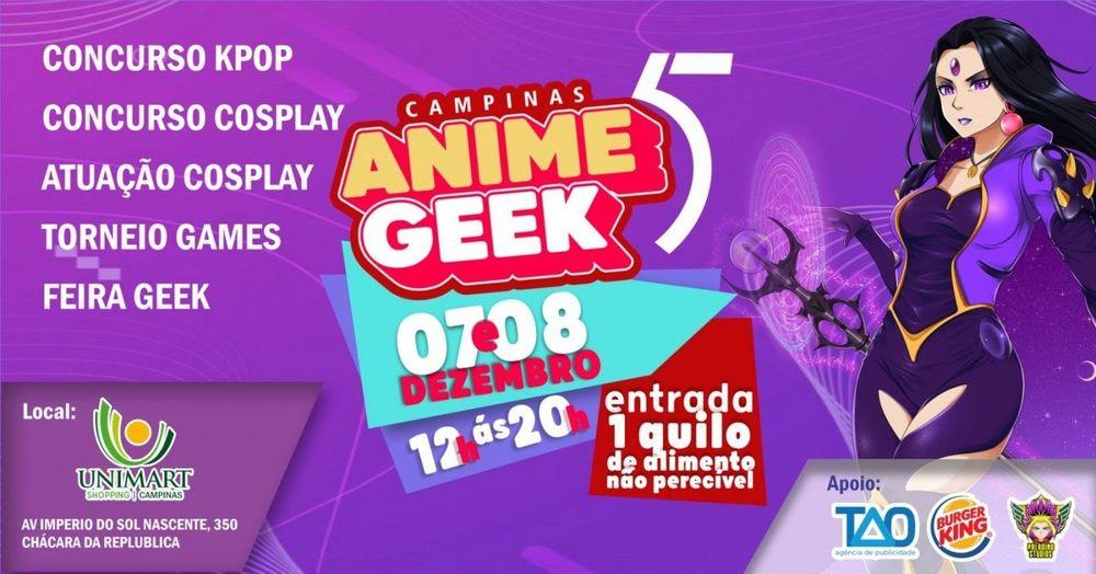 CAMPINAS ANIME GEEK 5 banner