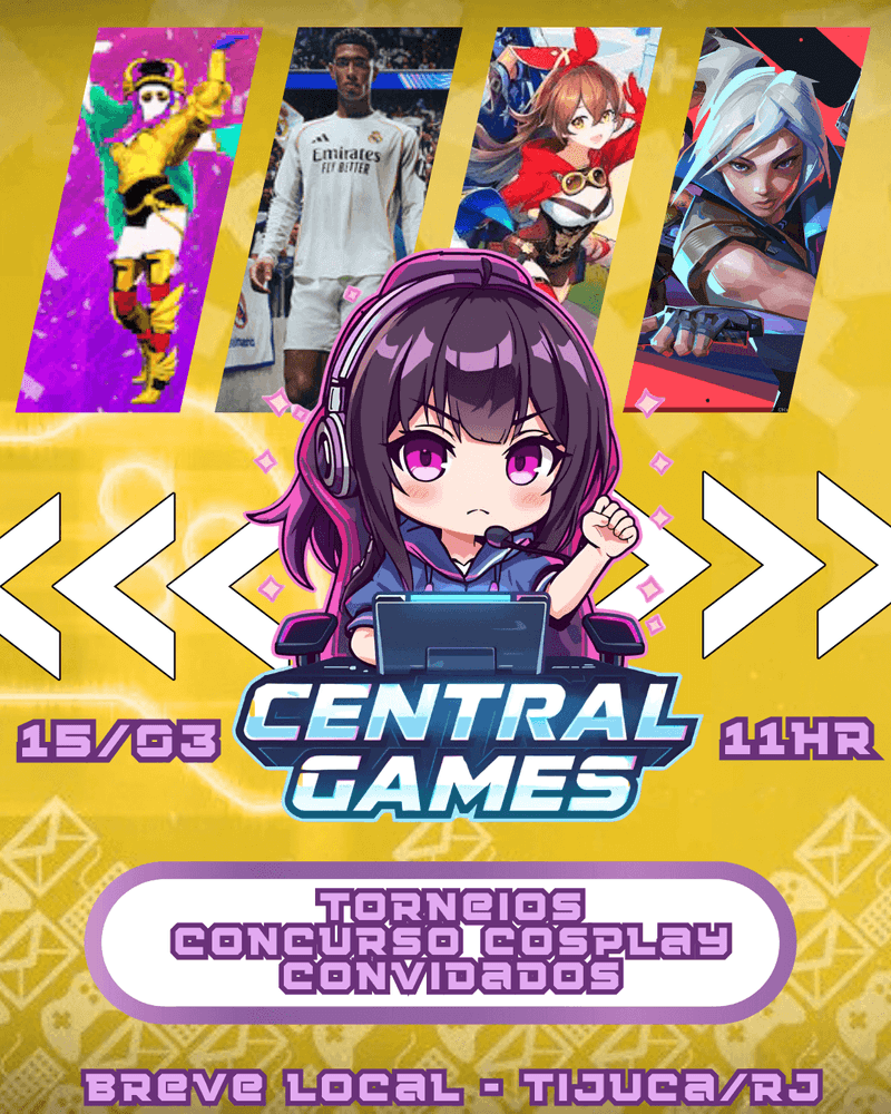 Central Games banner