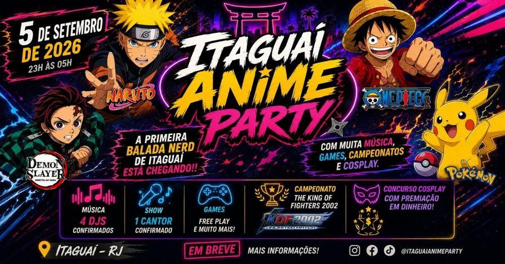 Itaguai Anime Party banner