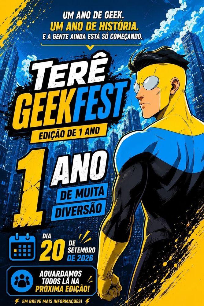 TERÊ GEEK FEST - 1 ANO banner
