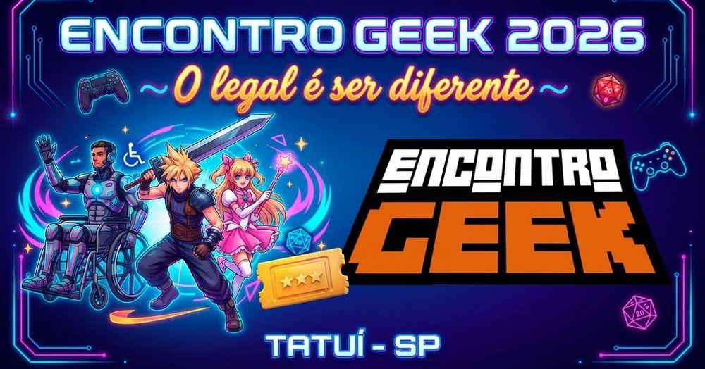 Encontro Geek - Legal é ser diferente! banner