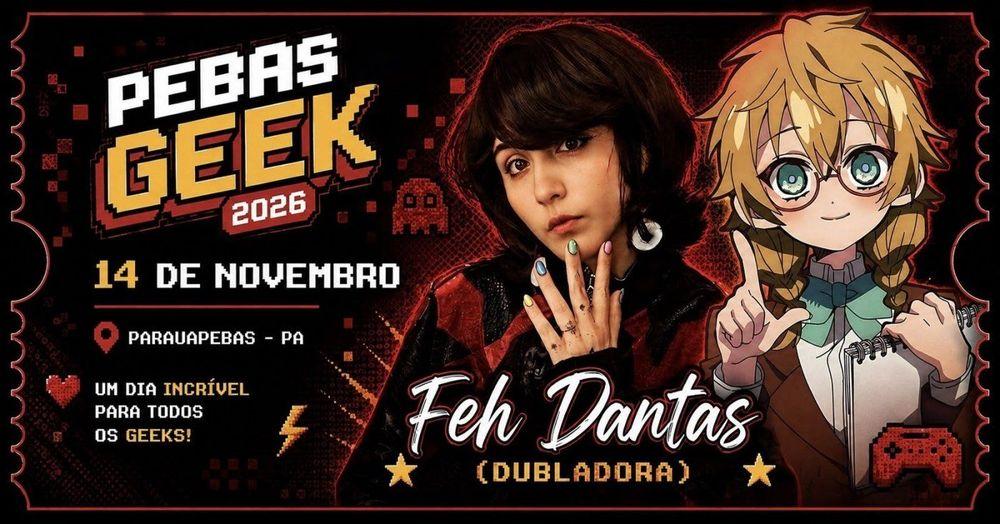 Pebas Geek 2º edição - 2026 banner