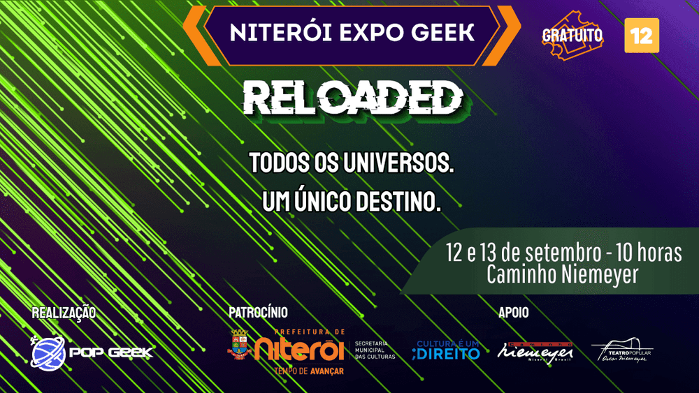 Niterói Expo Geek 4 - Reloaded banner