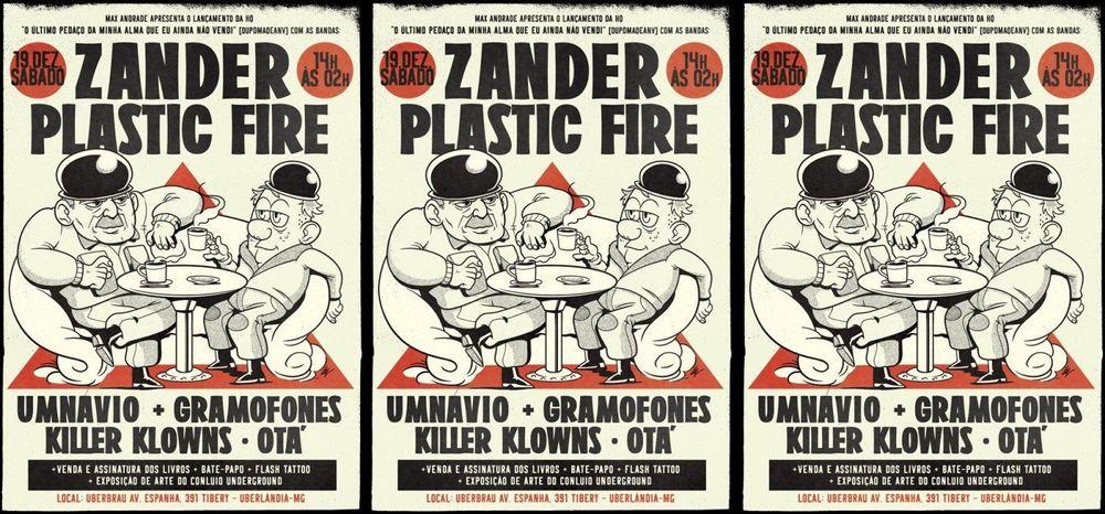 Lançamento: OUPDMAQEANV com Zander + Plastic Fire + umnavio + Gramofones + Killer Klowns + OTÁ banner