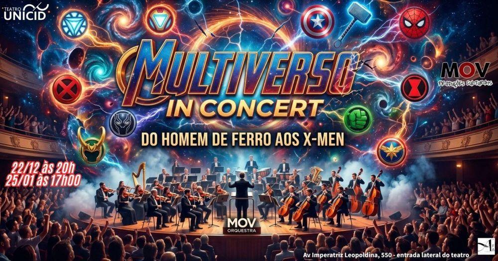 Multiverso In Concert - do Homem de Ferro aos X-men banner