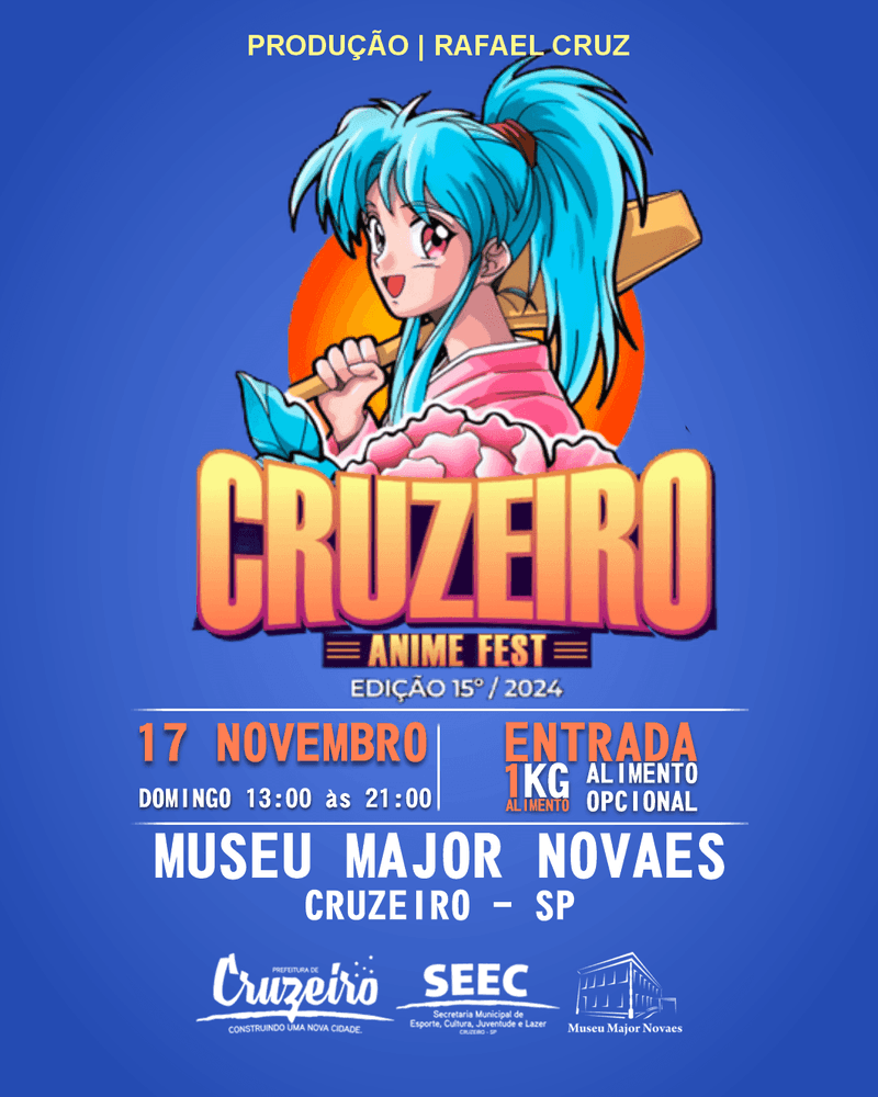 Cruzeiro Anime Fest banner