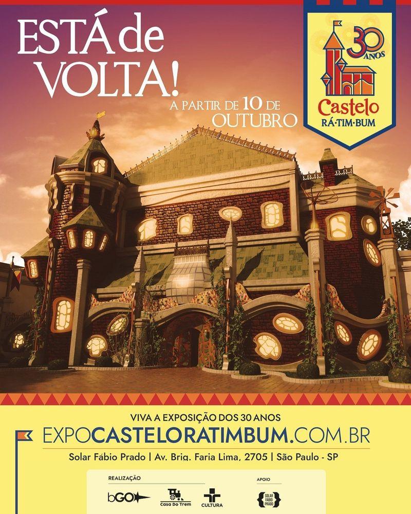 Exposição Castelo Rá-Tim-Bum - 30 Anos banner