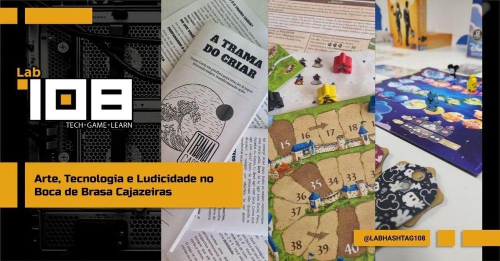 ARTE, TECNOLOGIA E LUDICIDADE NO BOCA DE BRASA - CAJAZEIRAS banner