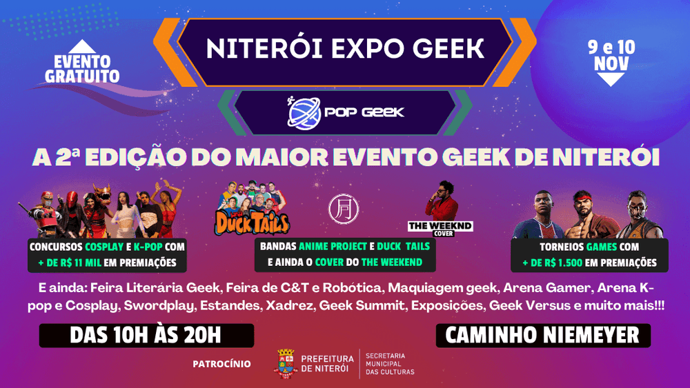 Niteroi Expo Geek 2ª Edição (2024) banner