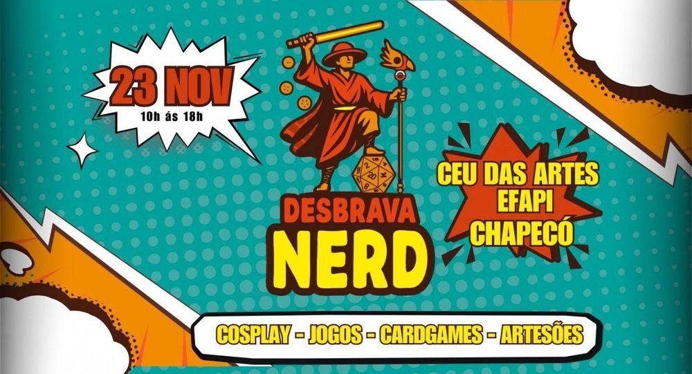 Desbrava Nerd Festival banner
