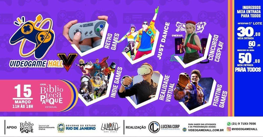 Vídeo Game Hall 5°Edição banner
