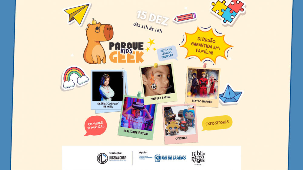 Parque Geek Kids banner