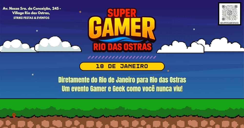 Super Gamer Rio das Ostras (18 de Janeiro) banner