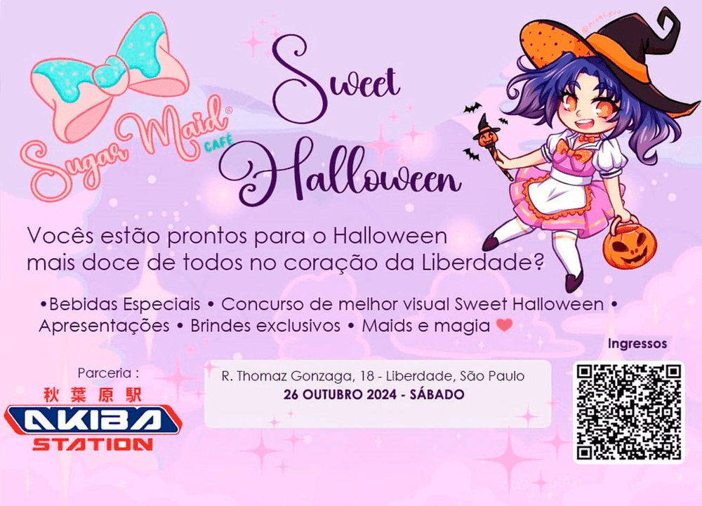 Sweet Halloween party banner
