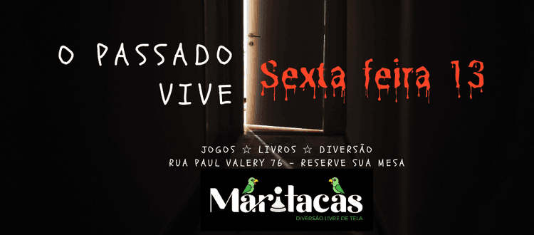 Sexta 13 - Noite de terror - boardgames banner