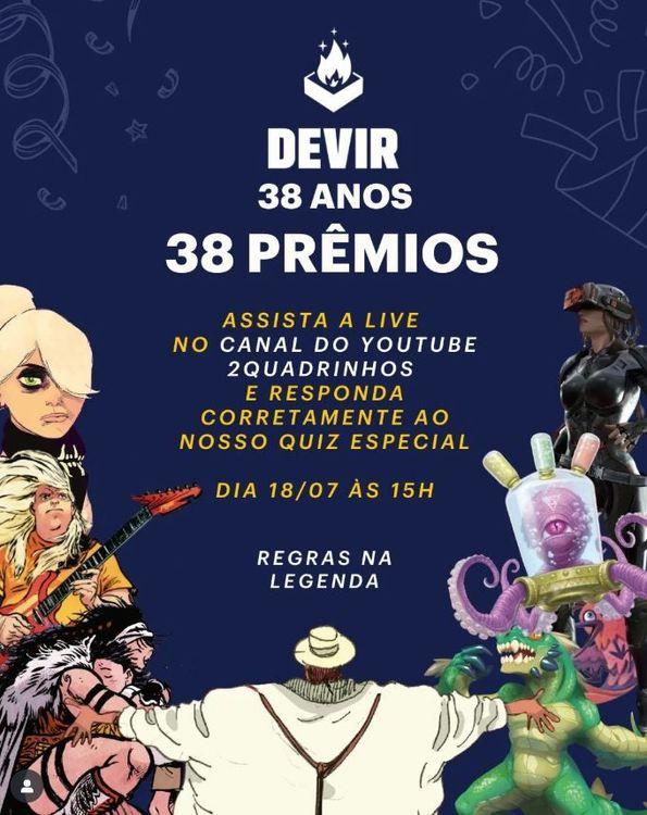 Live de Aniversário da DEVIR banner