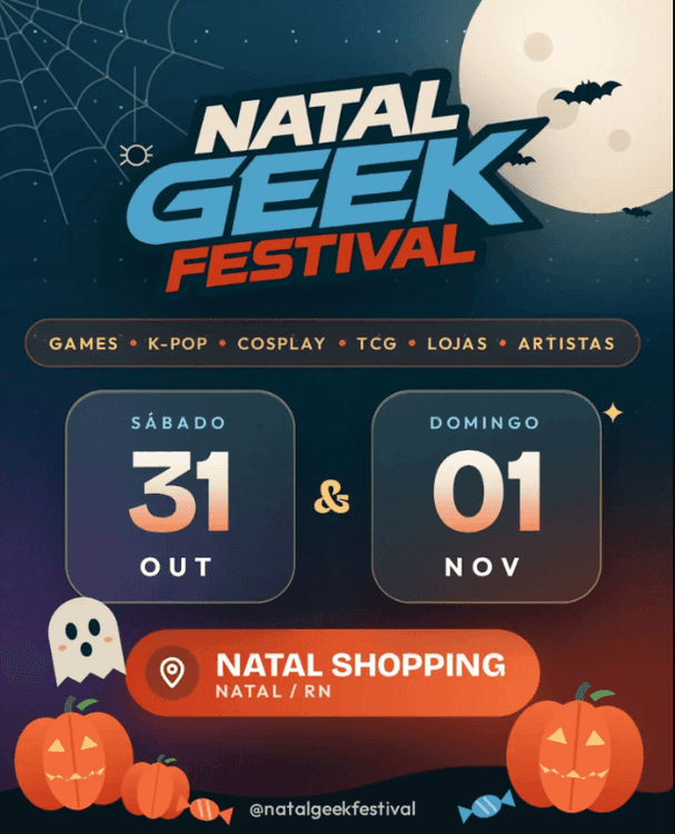 Natal Geek Festival banner