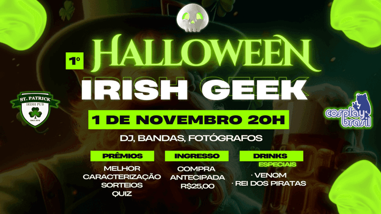Halloween Irish Geek banner