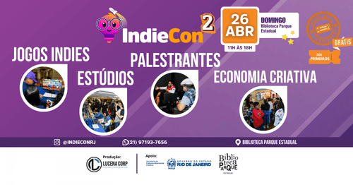 IndieCon 2- Convenção Carioca de jogos Independentes