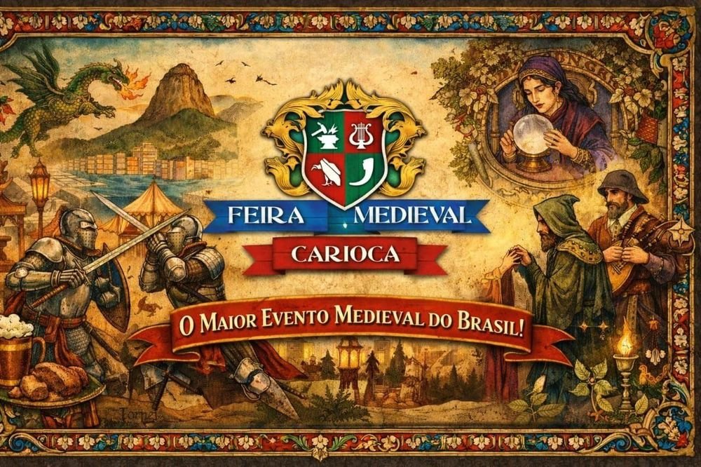 XVI Feira Medieval Carioca - ENTRADA GRATUITA - A Maior Feira Medieval do Brasil