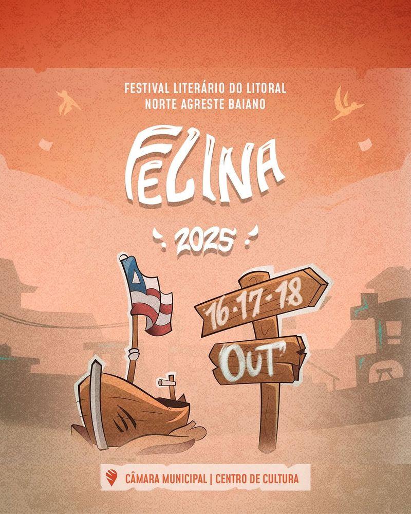 FELINA - I Festival Literário do Litoral Norte e Agreste Baiano banner