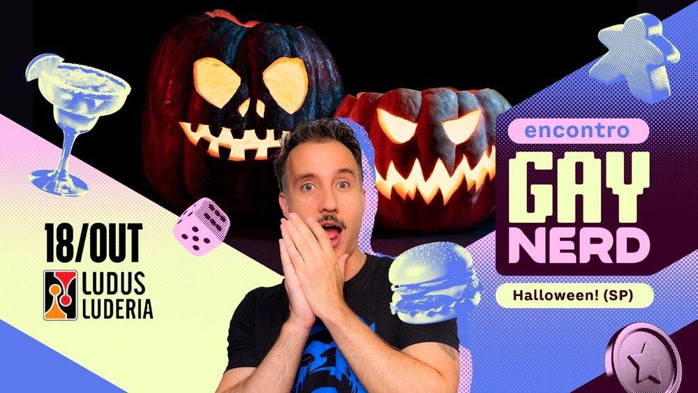 Encontro GAY NERD em São Paulo - Edição Halloween banner