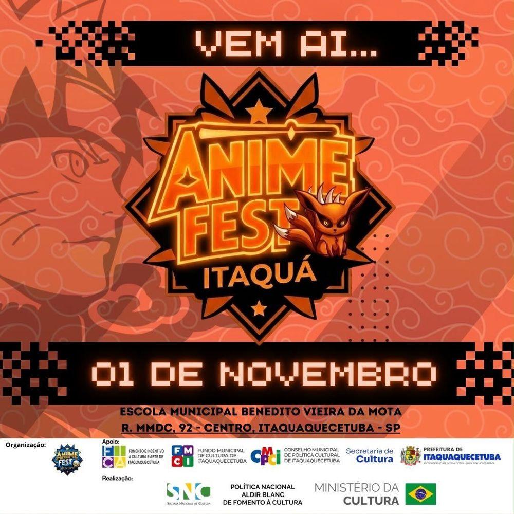 Anime Fest Itaquá 2026 banner