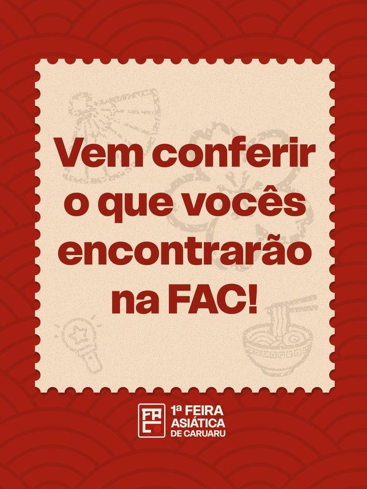 1° Feira Asiática em Caruaru banner