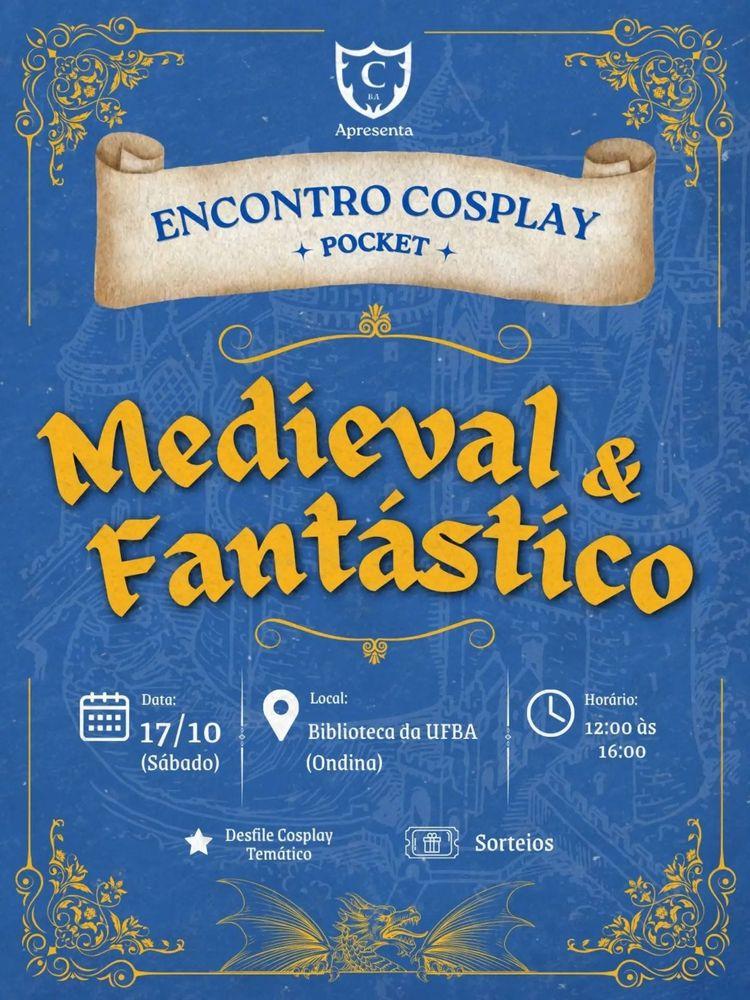 Encontro Cosplay Pocket - Biblioteca da UFBA de Ondina banner
