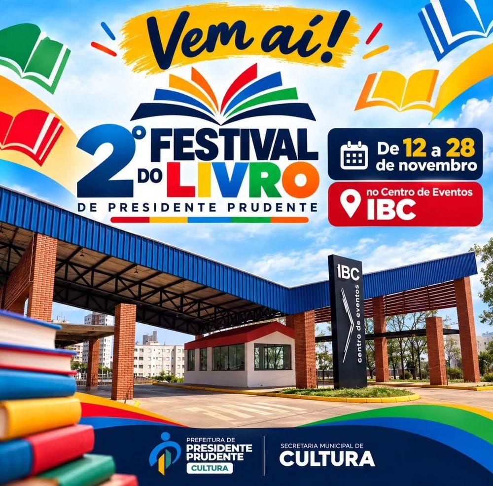 2º Festival do Livro de Presidente Prudente banner