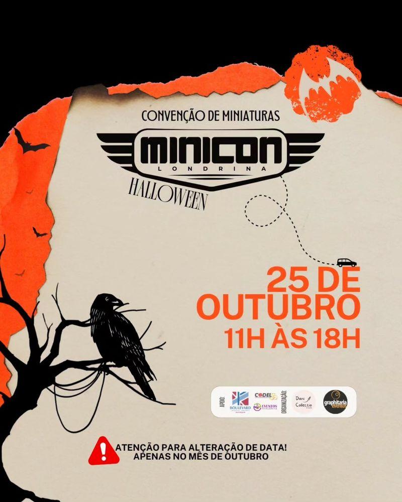 Convenção de Miniaturas - Minicon Londrina - Halloween banner