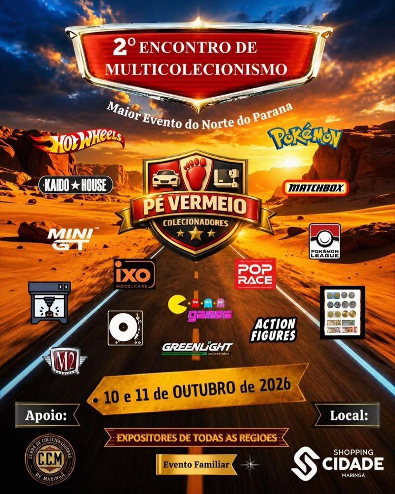 2º Encontro de Multicolecionismo - Pé Vermeio Colecionadores banner