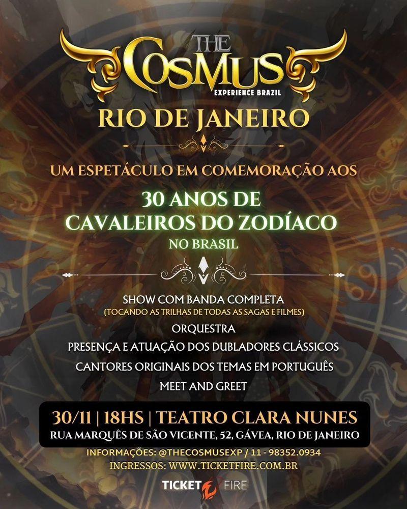 The Cosmus Experience Brazil - Rio de Janeiro banner
