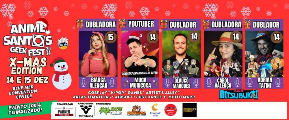 Anime Santos Geek Fest xmas edition+ banner