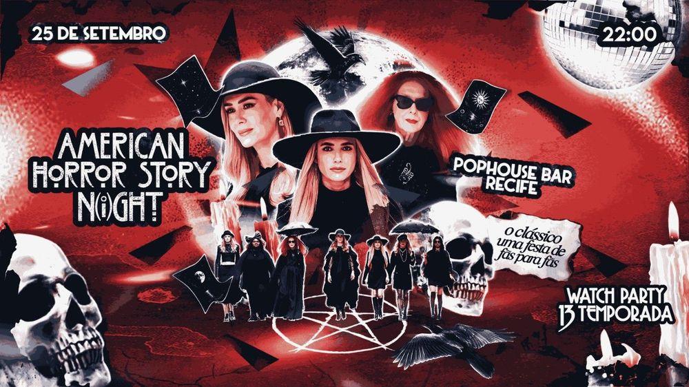 American Horror Story Night banner
