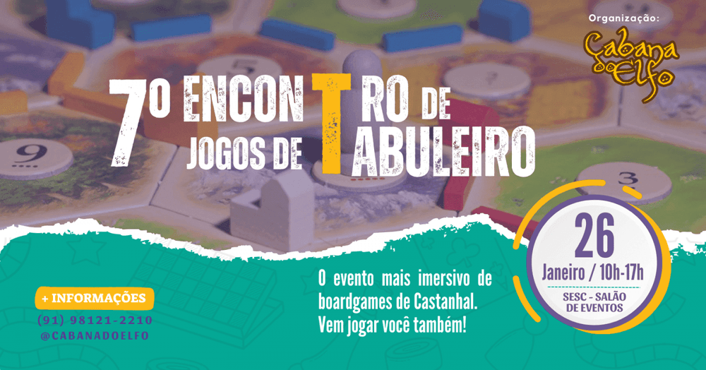 Cabana do Elfo - 7º Encontro de Jogos de Tabuleiro banner
