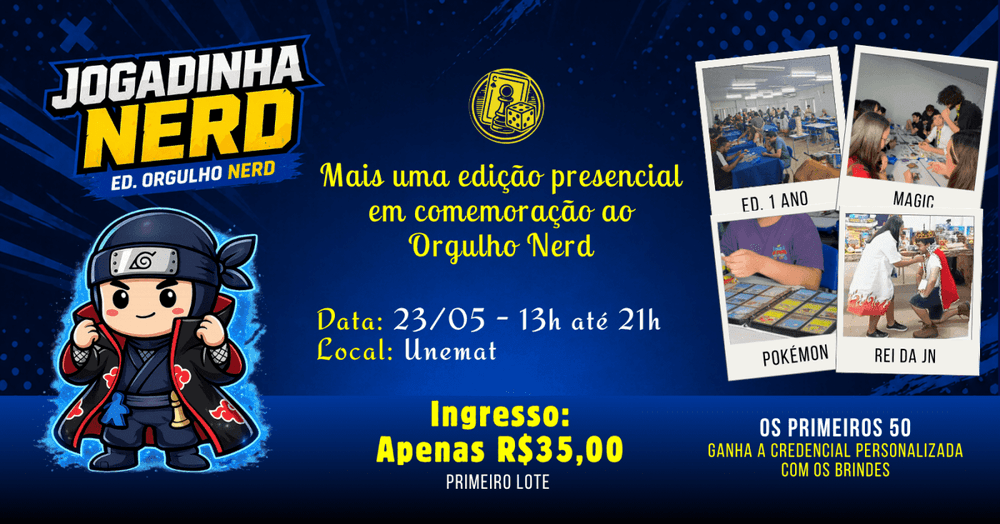 Jogadinha Nerd - Ed. Orgulho Nerd banner