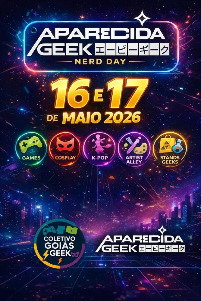 Aparecida Geek Nerd Day banner