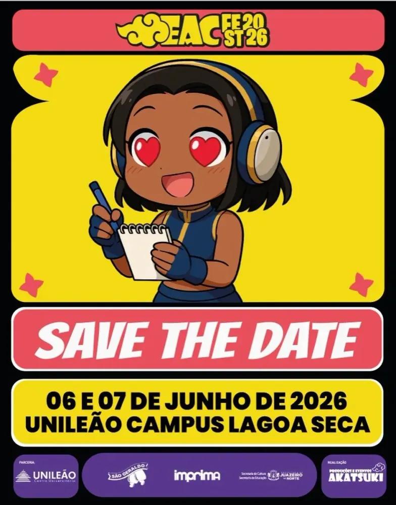 EAC - Expoanime Cariri Fest 2026 banner