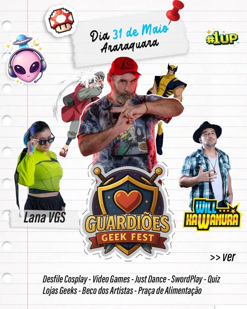 Guardiões Geek Fest 2026 banner