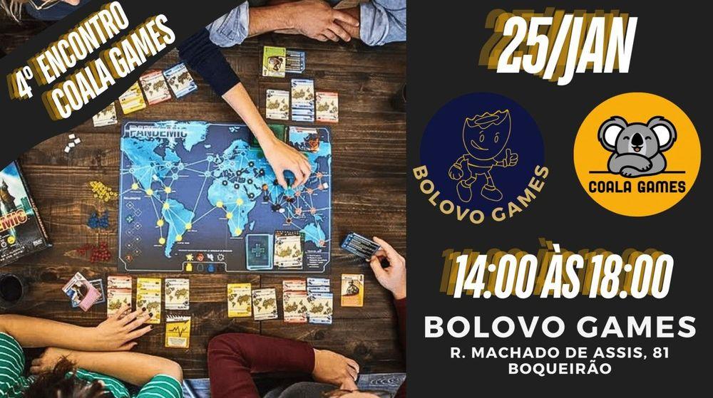 4º Encontro de Jogos de Tabuleiro da COALA GAMES banner