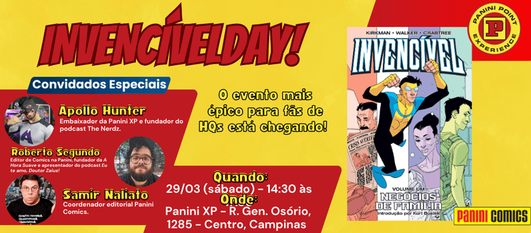 Invencível Day banner