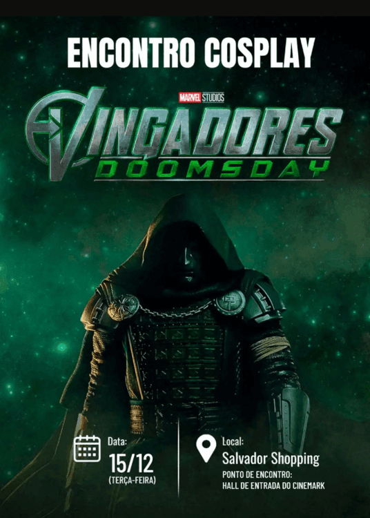 Encontro Cosplay - Vingadores Doutor Destino banner
