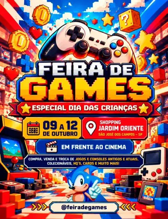 Feira de Games - Especial Dia das Crianças